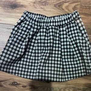 Plaid Kids Skort